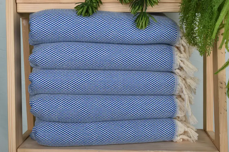 Personalized Hand Towel, Bridal Party Gifts, Monogrammed Turkish Towel, Turkish Tea Towel, 40x18 Cotton Polka Dot Towel, Personalized Kitchen Towel - 1