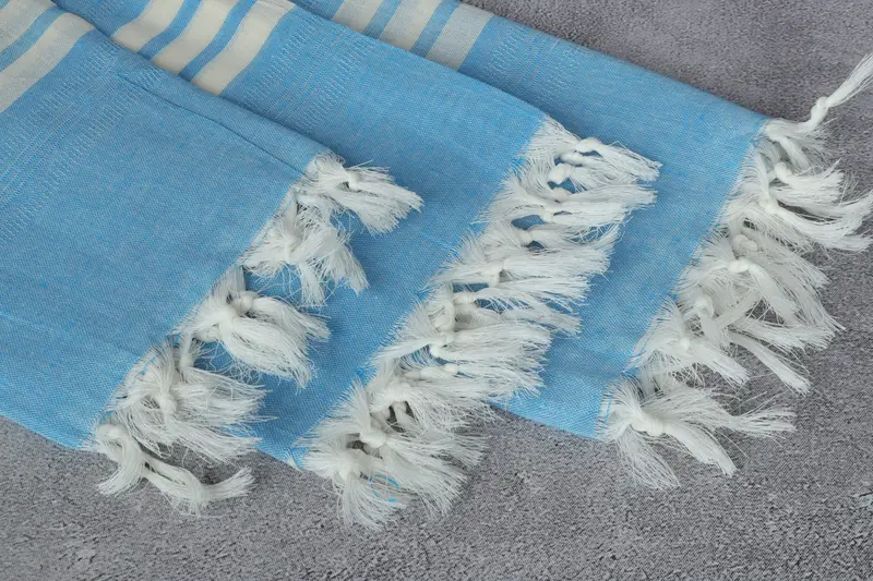Organic Cotton Towel, Yoga Towel, 68x40 Cotton Striped Towel, Quick-dry peshtemal, Boyfriend Christmas Gift, Home Decor Gifts, Gym Towel, Soft towel - 7