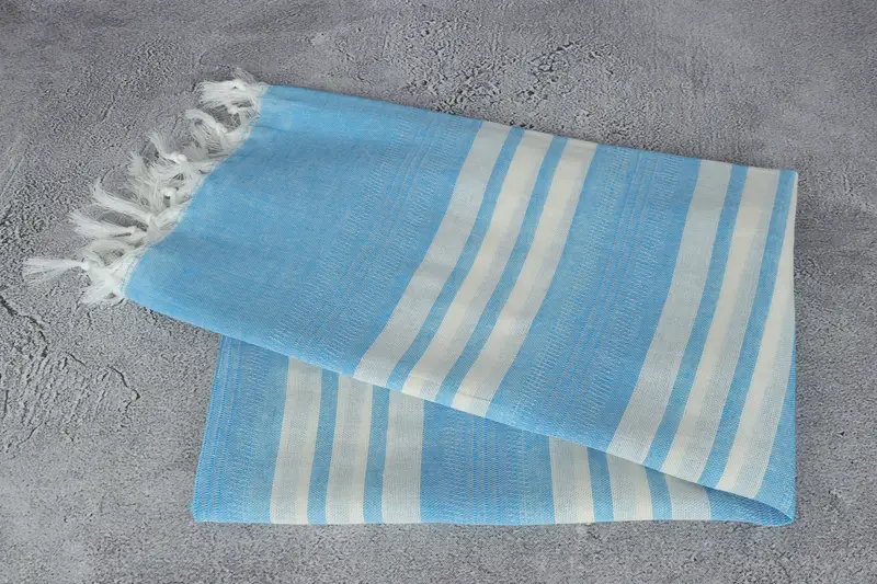 Organic Cotton Towel, Yoga Towel, 68x40 Cotton Striped Towel, Quick-dry peshtemal, Boyfriend Christmas Gift, Home Decor Gifts, Gym Towel, Soft towel - 8