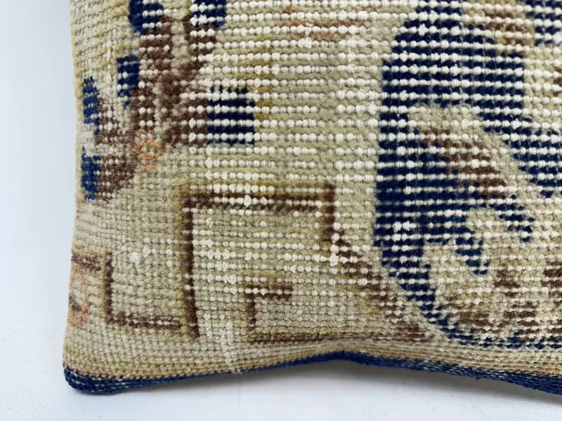 Boho Pillow, Pillow for Couch, 12x12 Beige Pillow Cover, Kilim Pillow Cover, Pillow Cover, Vintage Pillow Case, Ethnic Pillow Cover Pillow Case - 2