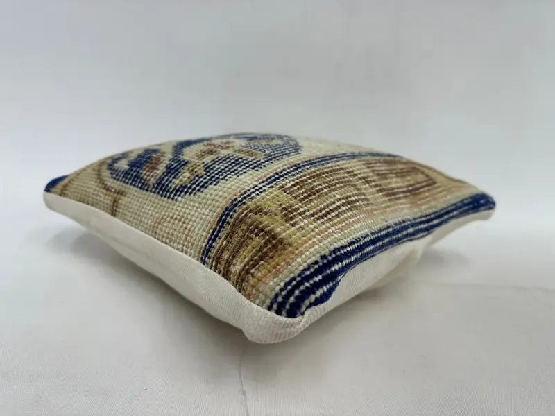 Boho Pillow, Pillow for Couch, 12x12 Beige Pillow Cover, Kilim Pillow Cover, Pillow Cover, Vintage Pillow Case, Ethnic Pillow Cover Pillow Case - 6