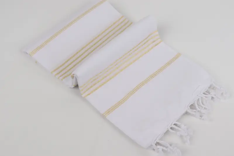 Absorbent towel, Handwoven Turkish Towel, Embroidery Towel, Unique Gift, Spa Towel, 70x40 Cotton Striped Towel, Turkish hand towel, Organic towel - 6