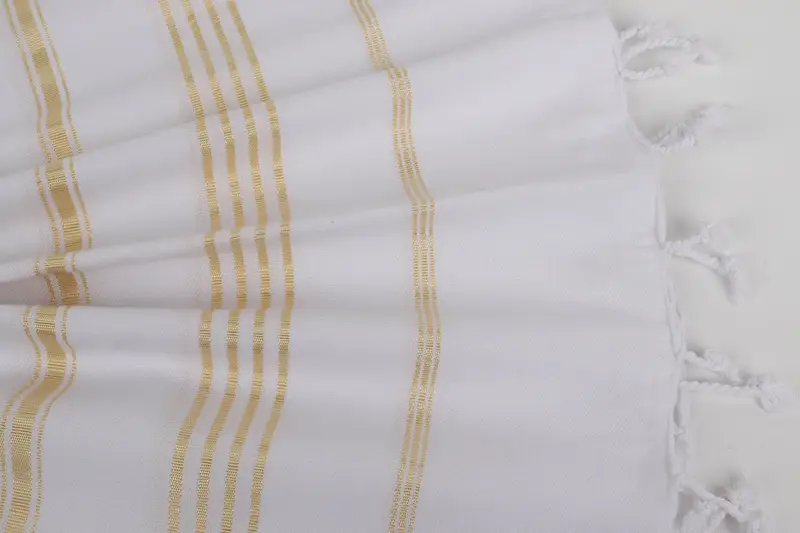 Absorbent towel, Handwoven Turkish Towel, Embroidery Towel, Unique Gift, Spa Towel, 70x40 Cotton Striped Towel, Turkish hand towel, Organic towel - 8