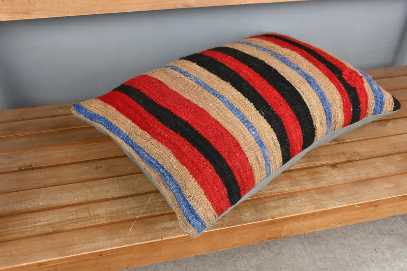 Turkish Pillow, Gift Pillow, 16x24 Yellow Pillow Case, Sofa Pillow Cover, Ethnic Pillow Cover Cushion Cover, Cushion Case, Kilim Cushion Sham - 2