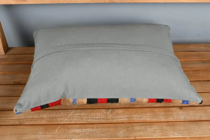 Turkish Pillow, Gift Pillow, 16x24 Yellow Pillow Case, Sofa Pillow Cover, Ethnic Pillow Cover Cushion Cover, Cushion Case, Kilim Cushion Sham - 5
