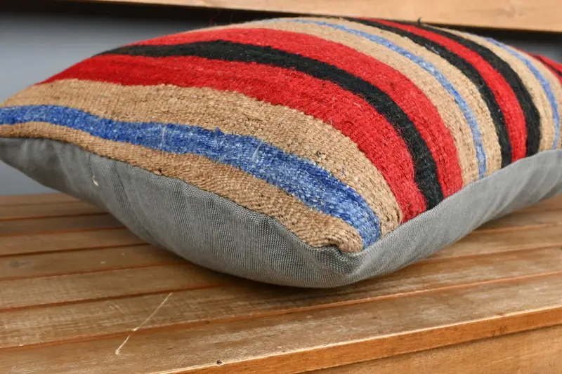 Turkish Pillow, Gift Pillow, 16x24 Yellow Pillow Case, Sofa Pillow Cover, Ethnic Pillow Cover Cushion Cover, Cushion Case, Kilim Cushion Sham - 3