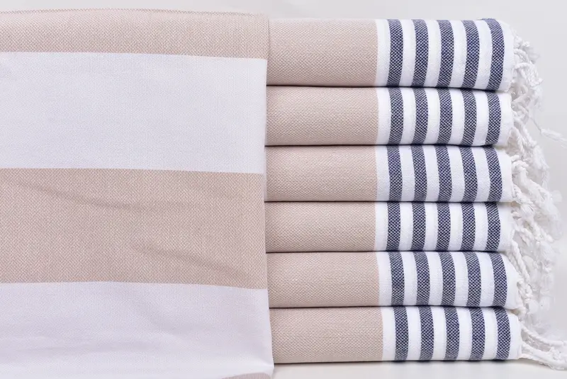 Bachelorette hediyeleri, 40x24 pamuklu çizgili havlu, kişiselleştirilmiş hediye, Türk çay havlu, kişiselleştirilmiş ev hediyesi düğünü, monogramlı el havlu - 1