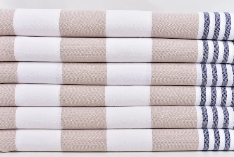 Bachelorette hediyeleri, 40x24 pamuklu çizgili havlu, kişiselleştirilmiş hediye, Türk çay havlu, kişiselleştirilmiş ev hediyesi düğünü, monogramlı el havlu - 2