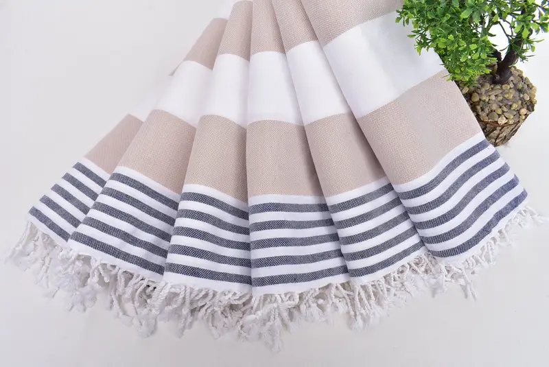 Bachelorette hediyeleri, 40x24 pamuklu çizgili havlu, kişiselleştirilmiş hediye, Türk çay havlu, kişiselleştirilmiş ev hediyesi düğünü, monogramlı el havlu - 4