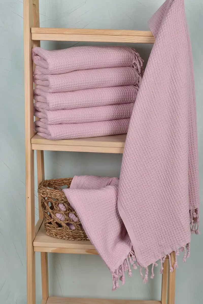 Thin towel, Personalized Gift, Valentines Day Gift For Him, Hammam Towel USA, Beach towel, Extra large Turkish bath towel, 68x36 Cotton Waffle Towel - 3