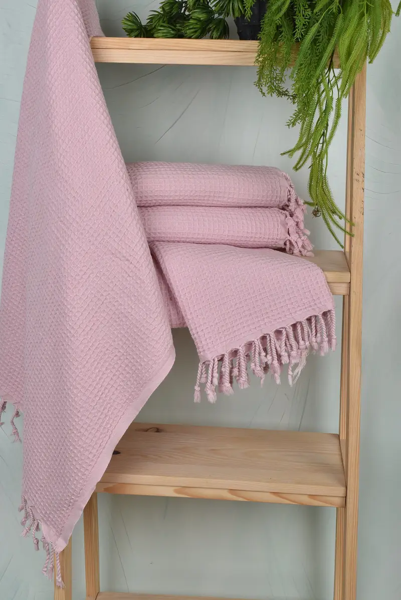 Thin towel, Personalized Gift, Valentines Day Gift For Him, Hammam Towel USA, Beach towel, Extra large Turkish bath towel, 68x36 Cotton Waffle Towel - 6