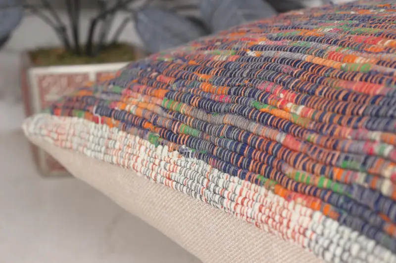 Pillow, Vintage Pillow, 16x24 Blue Pillow Sham, Accent Pillow Case, Ottoman Cushion, Chair Cushion Case, Interior Designer Pillow, Pillow for Couch - 7