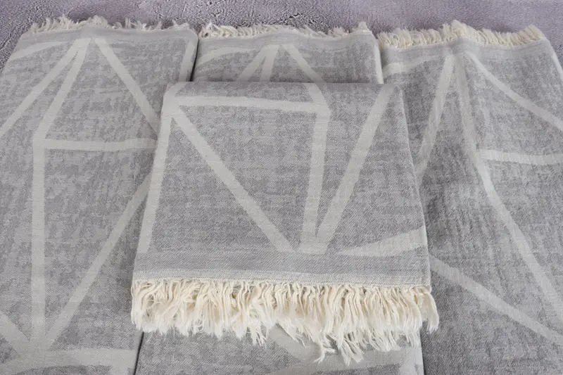 Wedding Gifts Towel, 70x40 Cotton Asymmetric Design Towel, Beach Theme Wedding Gift, Personalized Gifts, Grandma Gift, Organic Turkish towel - 5