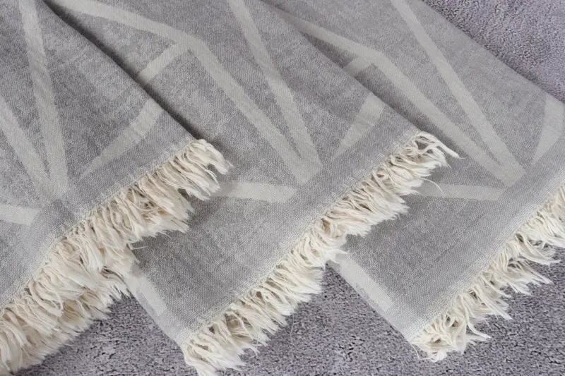 Wedding Gifts Towel, 70x40 Cotton Asymmetric Design Towel, Beach Theme Wedding Gift, Personalized Gifts, Grandma Gift, Organic Turkish towel - 6