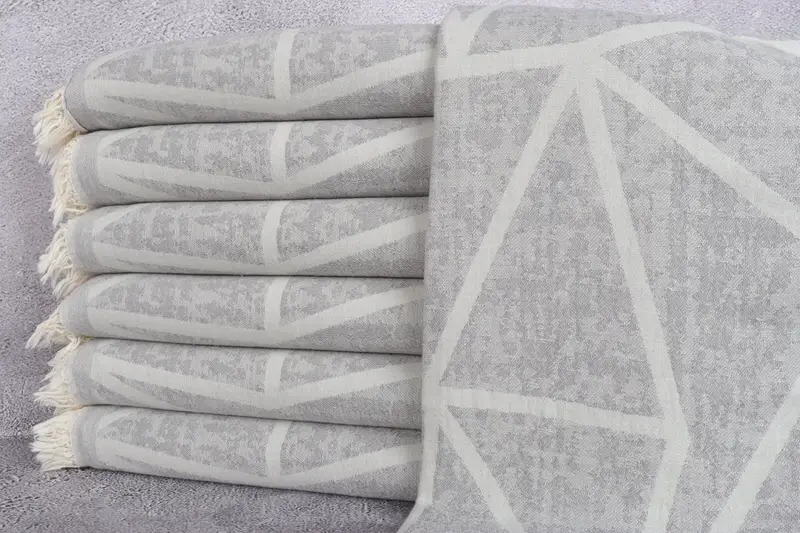 Wedding Gifts Towel, 70x40 Cotton Asymmetric Design Towel, Beach Theme Wedding Gift, Personalized Gifts, Grandma Gift, Organic Turkish towel - 2