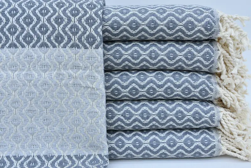 Personalized Wedding Gift, Soft towel, 70x40 Cotton Striped Towel, Turkish Beach Towel Monogram, Bachelor Towel, Bridesmaid Favors, Custom Towel - 2