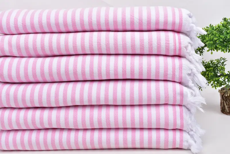 Turkish Towel Beach, 70x36 Linen Terry Striped Towel, Personalized Bridesmaid Gift, Bachelor Gift, Bachelorette Party Gifts, Friends Beach Towel - 3