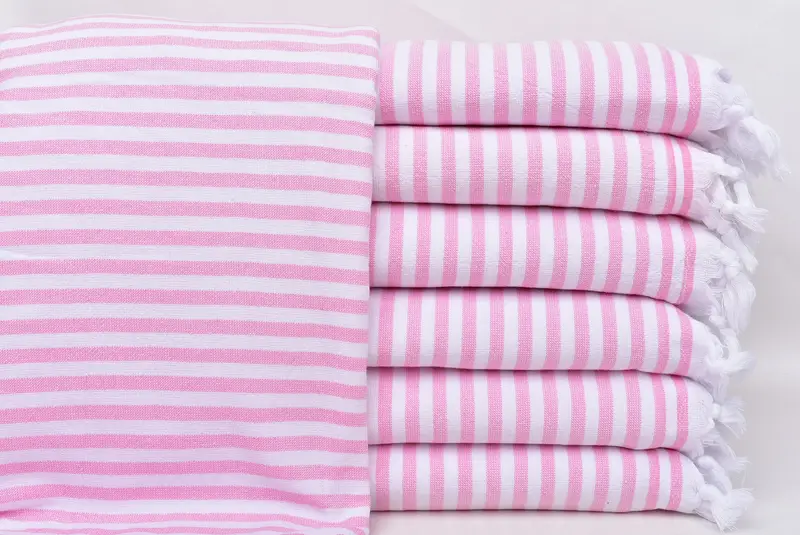 Turkish Towel Beach, 70x36 Linen Terry Striped Towel, Personalized Bridesmaid Gift, Bachelor Gift, Bachelorette Party Gifts, Friends Beach Towel - 1