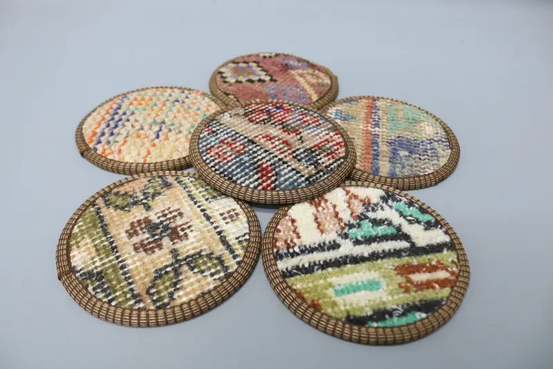 Montaña rusa Kilim verde y bronce, montaña rusa de alfombras turcas únicas