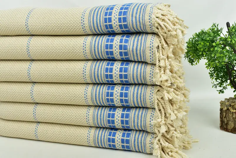 Bachelor Towel, Peshtemal, Quick-drying peshtemal towel for poolside, Monogram Turkish Towel, 68x40 Linen Striped Towel, Gifts For Him, Luxury towel - 3