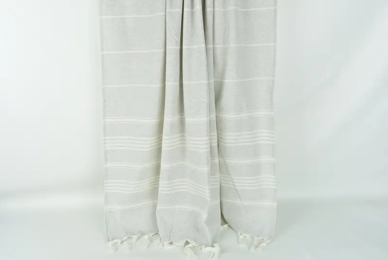 Embroidered Towel, Bridal Gifts, Quick-dry travel peshtemal towel, Bachelorette Party Decorations, 70x40 Cotton Striped Towel, Handmade Gift - 8