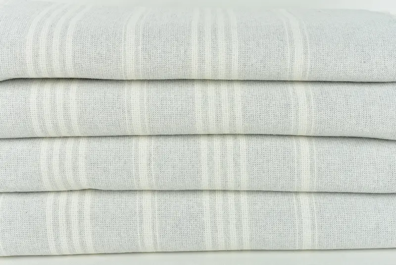 Embroidered Towel, Bridal Gifts, Quick-dry travel peshtemal towel, Bachelorette Party Decorations, 70x40 Cotton Striped Towel, Handmade Gift - 2