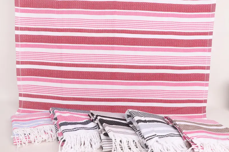 Bachelorette Gifts, House Warming Gift, Bachelorette Party Gifts, Turkish bath towel, Beach Size Towel, 70x40 Cotton Striped Towel, Bridesmaid Towel - 8