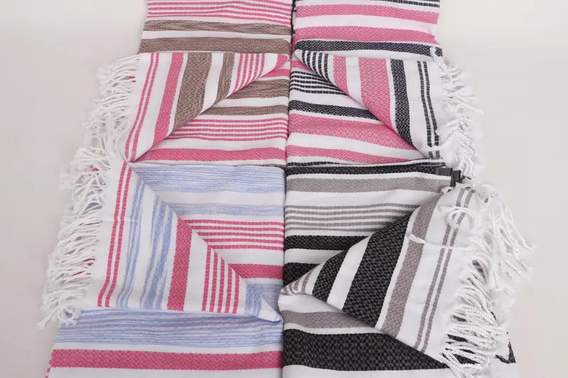 Bachelorette Gifts, House Warming Gift, Bachelorette Party Gifts, Turkish bath towel, Beach Size Towel, 70x40 Cotton Striped Towel, Bridesmaid Towel - 4