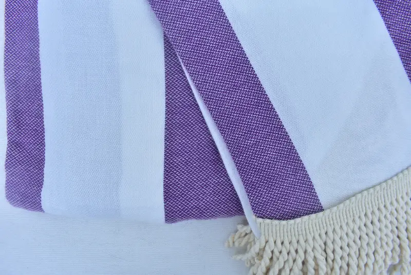 Beach Towel Personalized, Peshtemal Towel, Turkish Towel USA, 64x64 Cotton Striped Round Towel, Custom Beach Towels, Gift Boxes Towel, Wedding Gift - 6