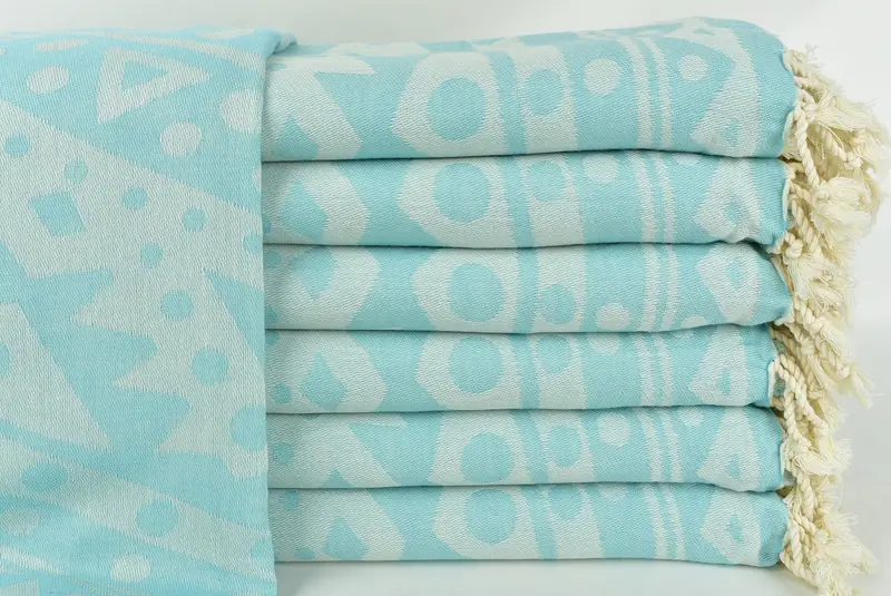 Beach Theme Wedding Gift, Bachelor Towel, Custom Wedding Gifts, Bachelor Gifts, Luxury towel, 70x40 Cotton Round Pattern Towel, Bathroom Towel - 3