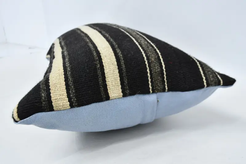 Comfy Throw Cushion, Vintage Pillow, Meditation Pillow Case, 16x36 Brown Pillow Cover, Pillow Case, Turkish Kilim Pillow, Home Decor Pillow - 6