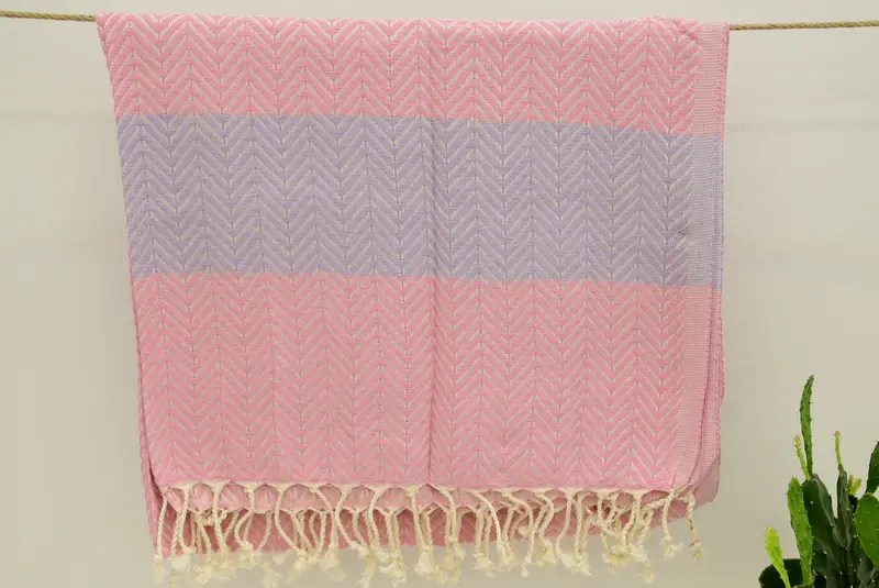 Christmas Favors, Bachelorette Gifts, Bachelorette Party Gifts Bridesmaids, Lightweight towel, 70x40 Cotton Chevron Towel, Wedding Anniversary Gift - 6