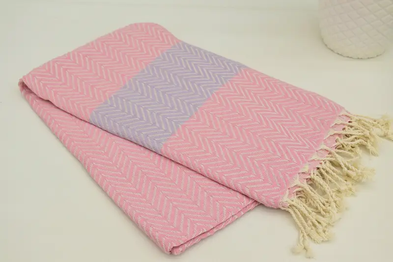 Christmas Favors, Bachelorette Gifts, Bachelorette Party Gifts Bridesmaids, Lightweight towel, 70x40 Cotton Chevron Towel, Wedding Anniversary Gift - 3