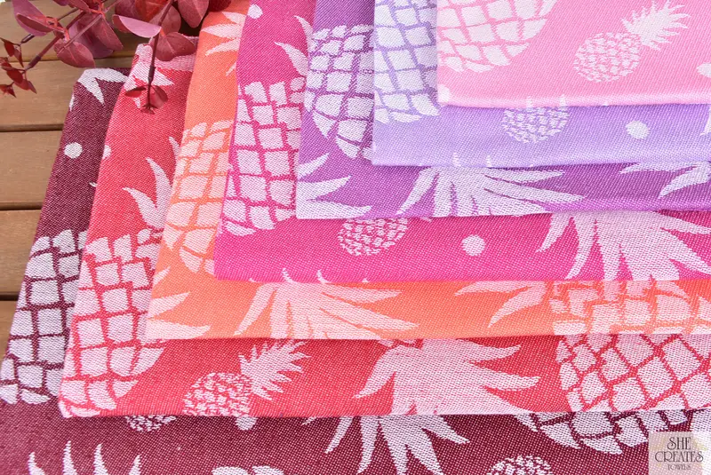 70x36 Cotton Pineapple Design Towel, Valentines Day Gift For Him, Bridal Shower Favors, Girls Weekend Favors, Summer Gift, Handmade Gift - 4