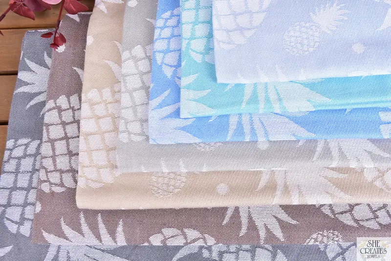 70x36 Cotton Pineapple Design Towel, Valentines Day Gift For Him, Bridal Shower Favors, Girls Weekend Favors, Summer Gift, Handmade Gift - 5