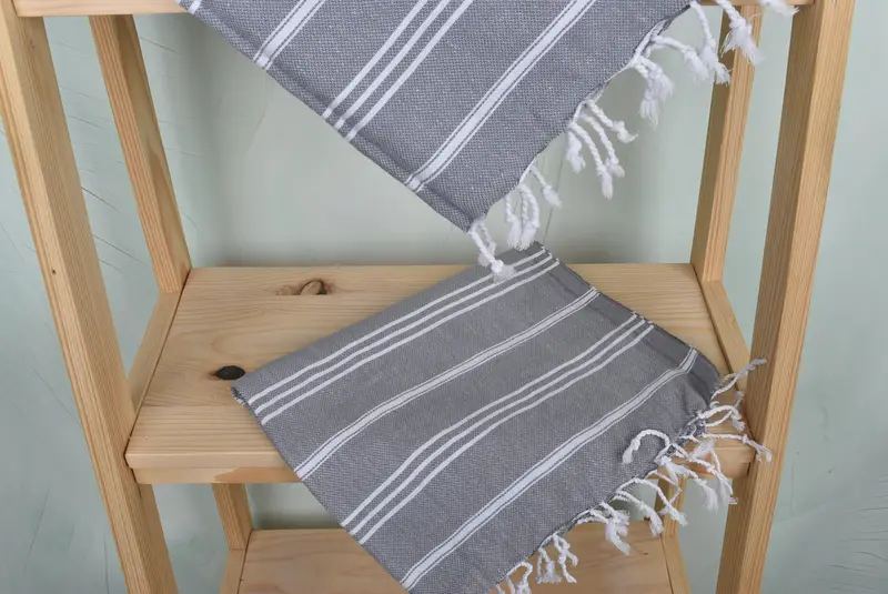Wedding Favors, 40x24 Cotton Striped Towel, Xmas Gifts, Bridesmaid Proposal Gift, Girl Trip Party Favor, Bridesmaid Gifts, Personalized Hand Towel - 5