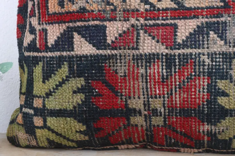 Gift Pillow, Pillow, Boho Pillow Sham Cover, Vintage Kilim Pillow, Outdoor Bolster Pillow Cover, 24x24 Yellow Pillow Cover - 3