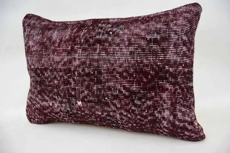 Indoor Pillow Cover, Vintage Kilim Throw Pillow, Cushion Case, Pillow for Couch, 16x24 Red Cushion Case, Vintage Pillow - 3
