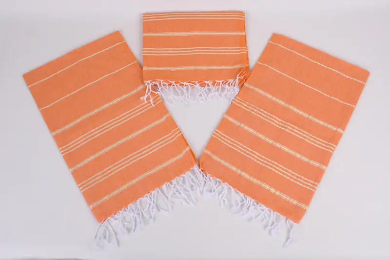 Wedding Favors, Organic Towel, Wedding Gift, Bridal Shower Gift, Best Friend Gift Ideas, Personalized Gifts, 40x24 Cotton Striped Towel, Gym Towel - 6