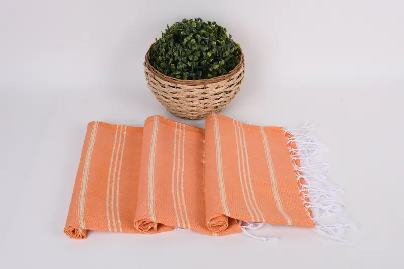 Wedding Favors, Organic Towel, Wedding Gift, Bridal Shower Gift, Best Friend Gift Ideas, Personalized Gifts, 40x24 Cotton Striped Towel, Gym Towel - 8