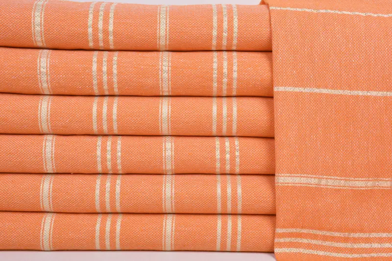 Wedding Favors, Organic Towel, Wedding Gift, Bridal Shower Gift, Best Friend Gift Ideas, Personalized Gifts, 40x24 Cotton Striped Towel, Gym Towel - 1