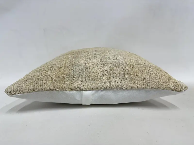 Pastel Pillow, 16x16 Beige Cushion, Gift Pillow, Pillow, Nautical Throw Pillow Sham, Vintage Kilim Pillow, Seat Pillow Sham, Home Decor Pillow - 5