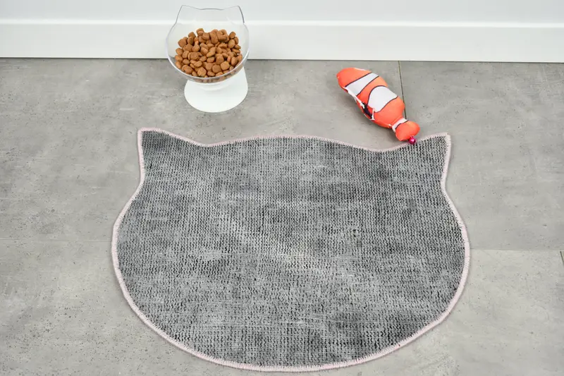 Su Geçirmez Destekli, Dayanıklı Evcil Hayvan Matı ile Rahat Kahverengi Evcil Hayvan Yastığı