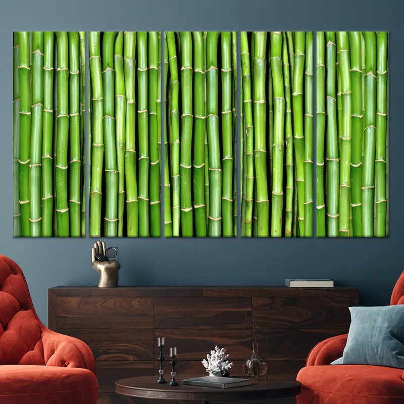 Zarif Yeşil Çiftlik Evi Kanvası: Doğanın Huzuru Serbest Bırakıldı