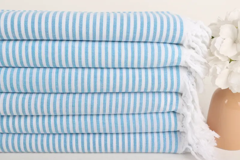 Cotton towel, Bachelorette Gifts, 68x36 Cotton Striped Towel, Bride Gift, Personalized Bridesmaid Gift, Custom monogram Turkish beach towel USA - 3