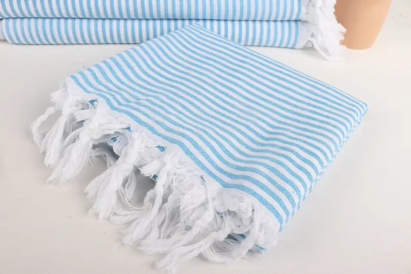 Cotton towel, Bachelorette Gifts, 68x36 Cotton Striped Towel, Bride Gift, Personalized Bridesmaid Gift, Custom monogram Turkish beach towel USA - 5