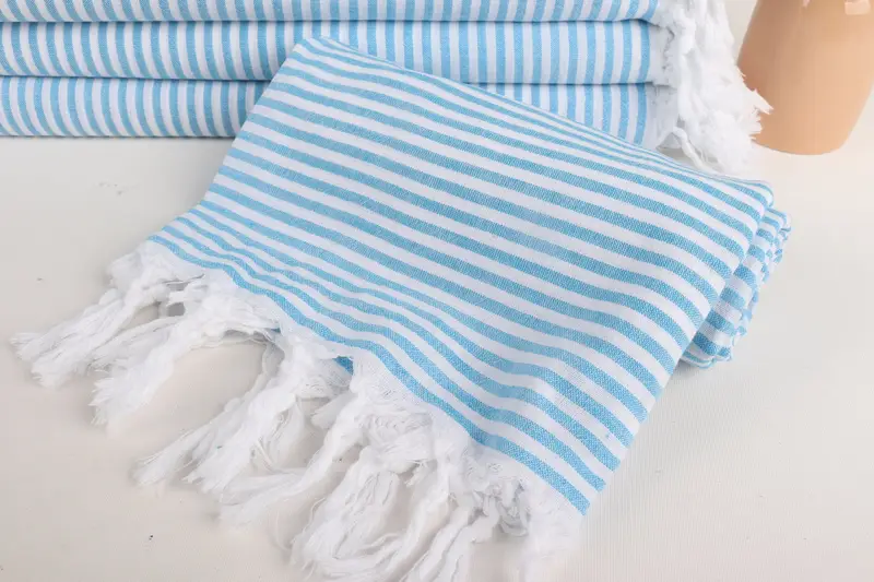 Cotton towel, Bachelorette Gifts, 68x36 Cotton Striped Towel, Bride Gift, Personalized Bridesmaid Gift, Custom monogram Turkish beach towel USA - 4