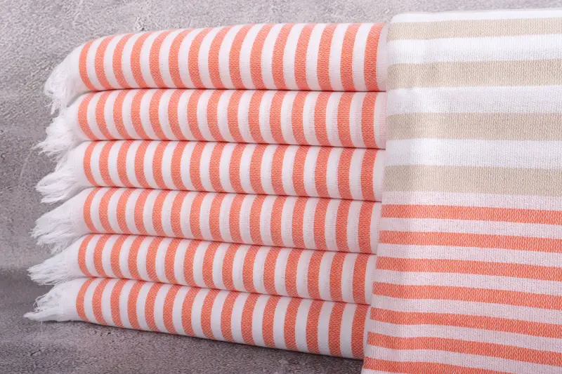 Beach Towel Bulk, Wedding Towel, 70x40 Cotton Striped Towel, Yoga Towel, Travel towel, Gift For Him, Personalized Gift For Him, Organic Beach Towel - 1