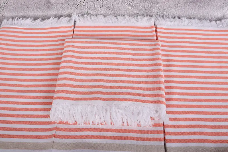 Beach Towel Bulk, Wedding Towel, 70x40 Cotton Striped Towel, Yoga Towel, Travel towel, Gift For Him, Personalized Gift For Him, Organic Beach Towel - 4