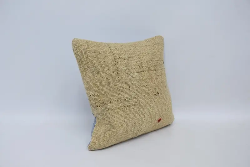 Gift Pillow, Pattern Throw Cushion, Cushion, 16x16 Beige Pillow Cover, Sofa Pillow, Art Deco Cushion, Vintage Pillow, Pillow for Couch - 3